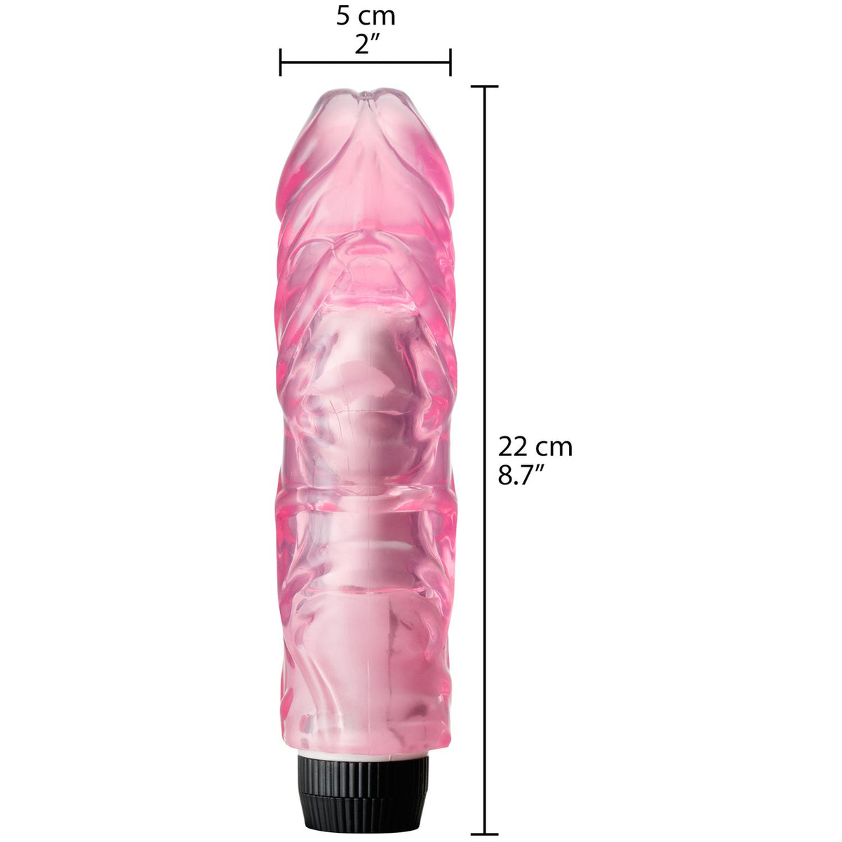 Baseks realistic multispeed XL dildo - Rosa