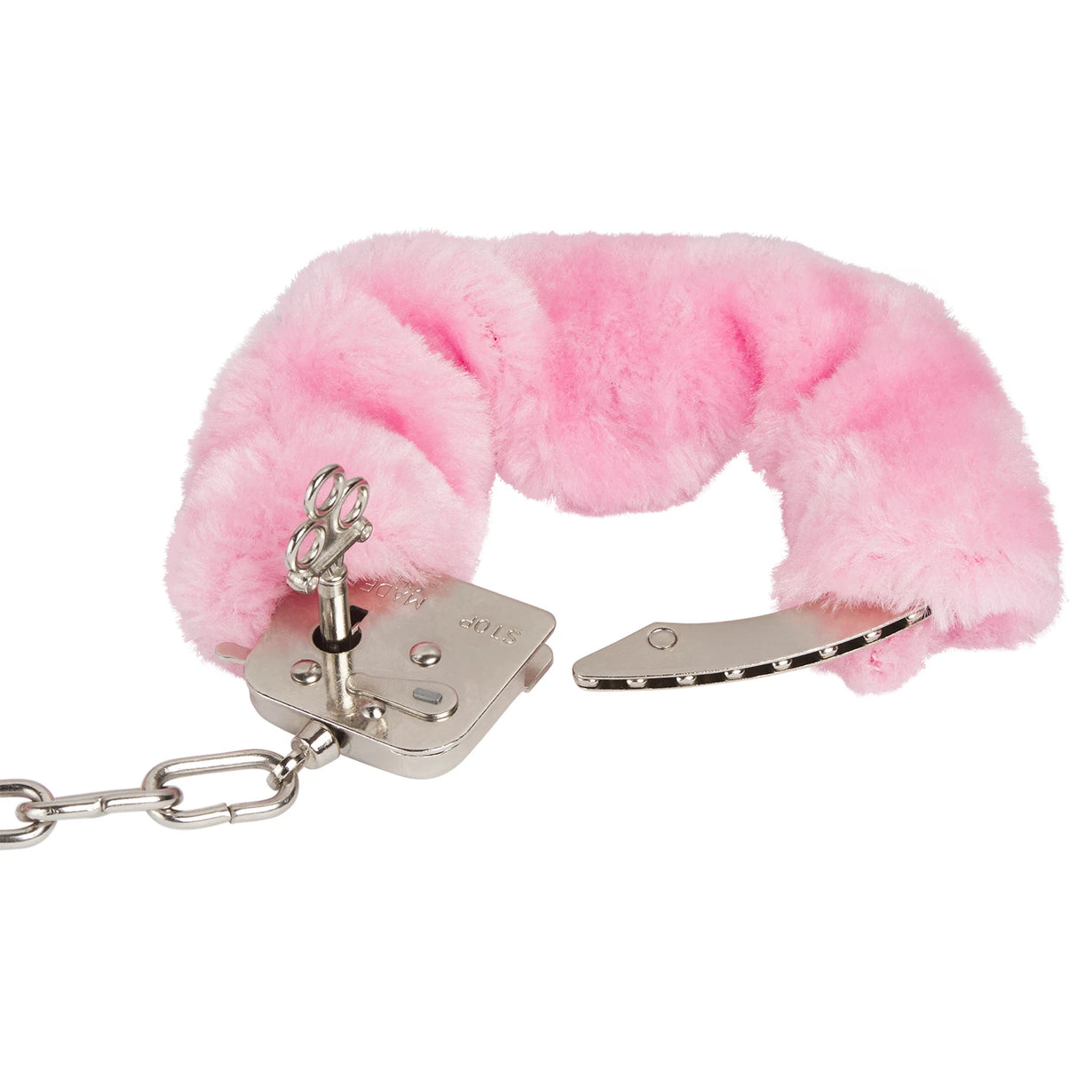 Baseks furry handcuffs pink