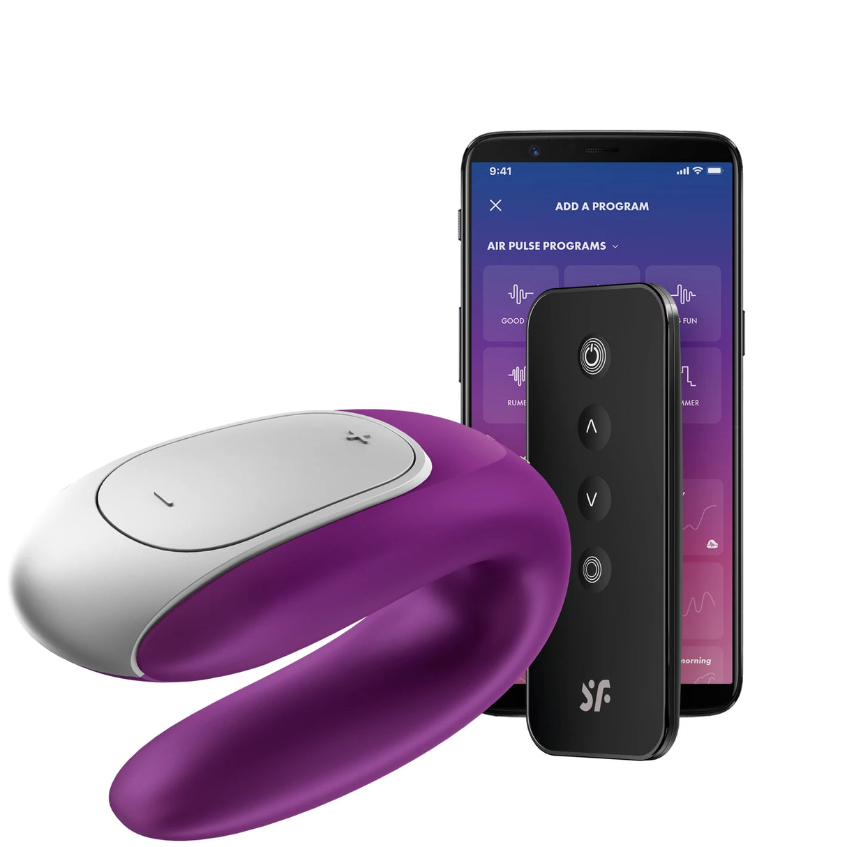 Satisfyer Double Fun App-styrt Parvibrator