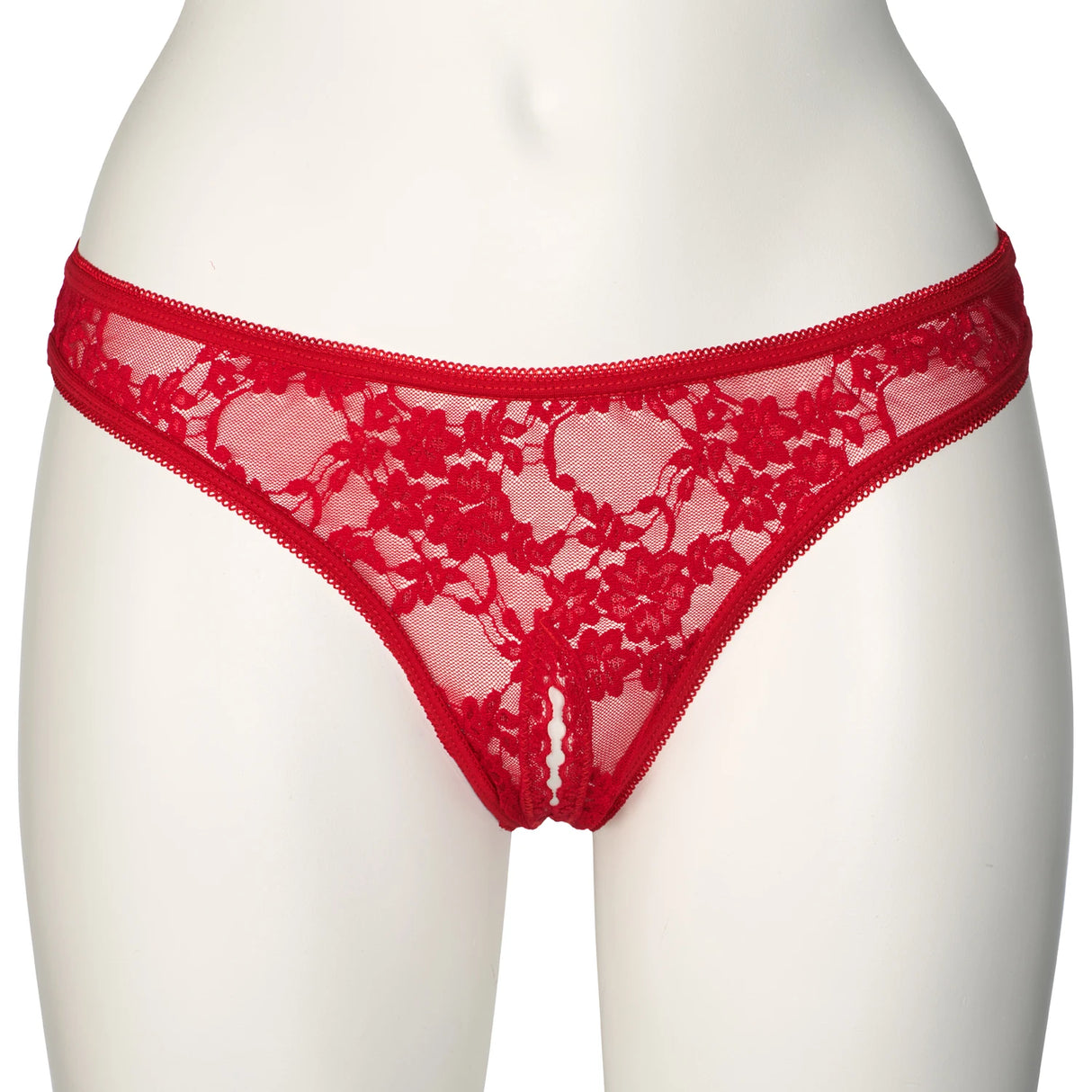 NORTIE Siv red crotchless L/XL
