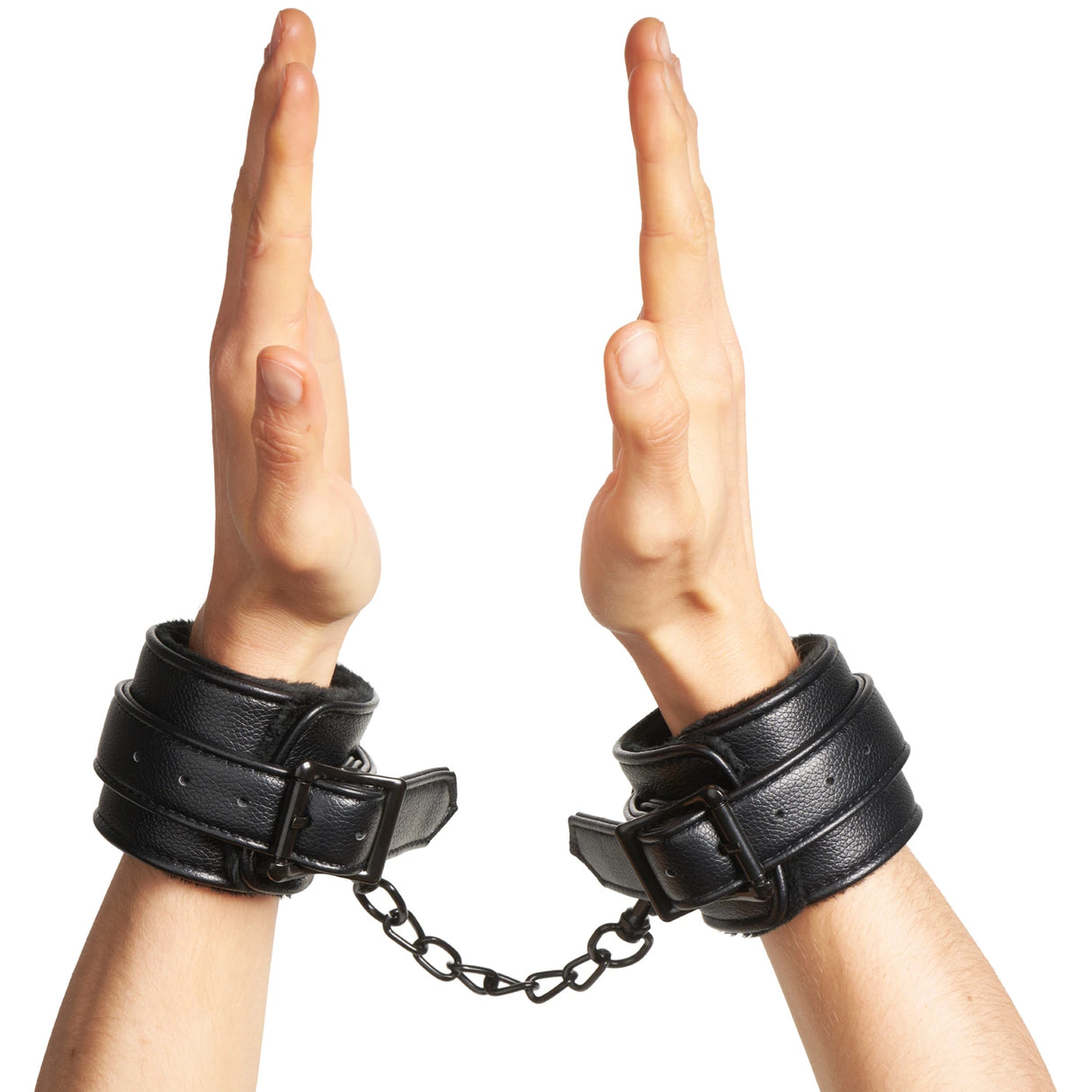 Soft Faux Leather Wrist Cuffs