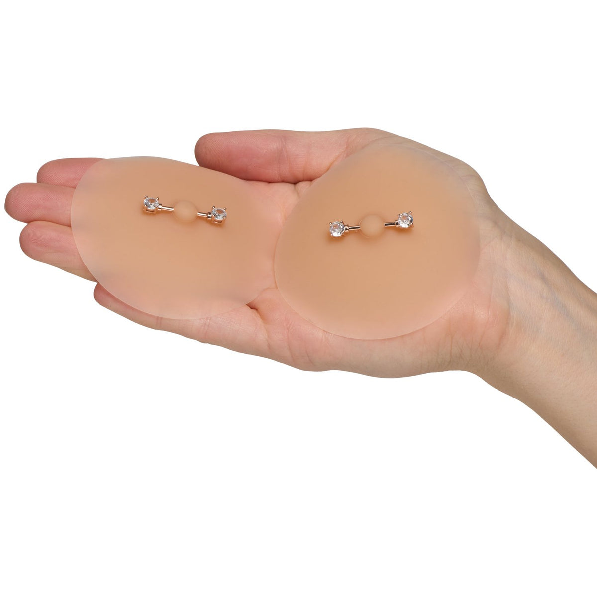 Baseks Silicone Nipple Cover with Piercing