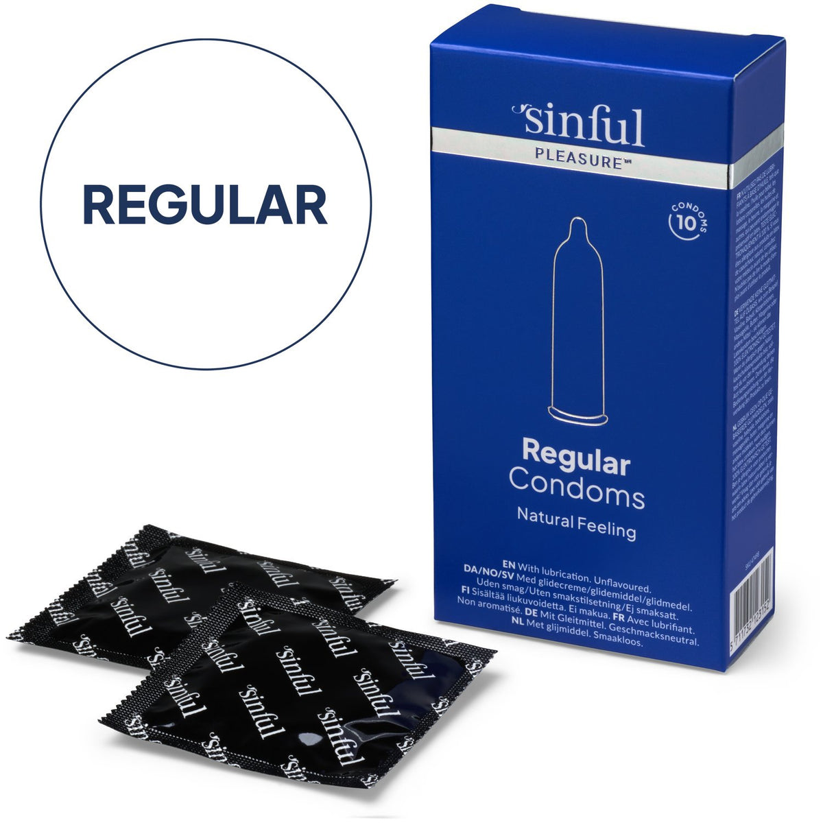 Sinful Pleasure Regular Condoms 10 pcs