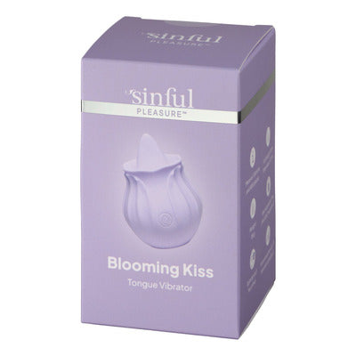 Pleasure blooming kiss tongue vibrator