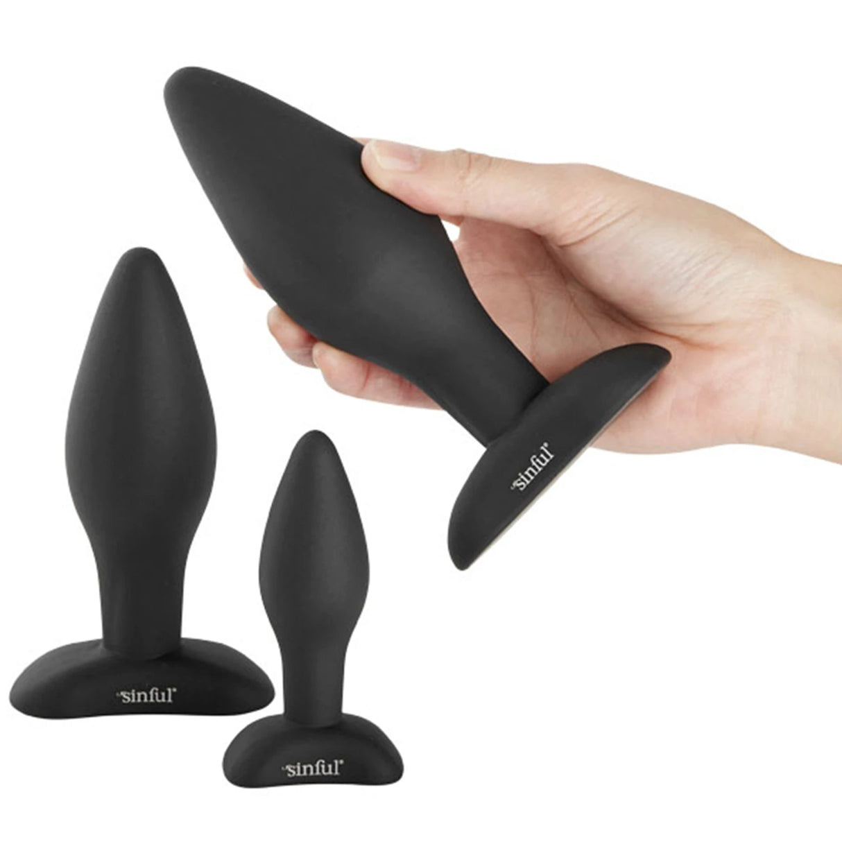 Sinful BumBum Analpluggsett i Silikon