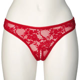 NORTIE Siv red crotchless S/M