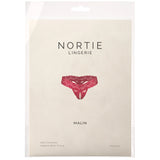 NORTIE Malin red crotchless thong S/M
