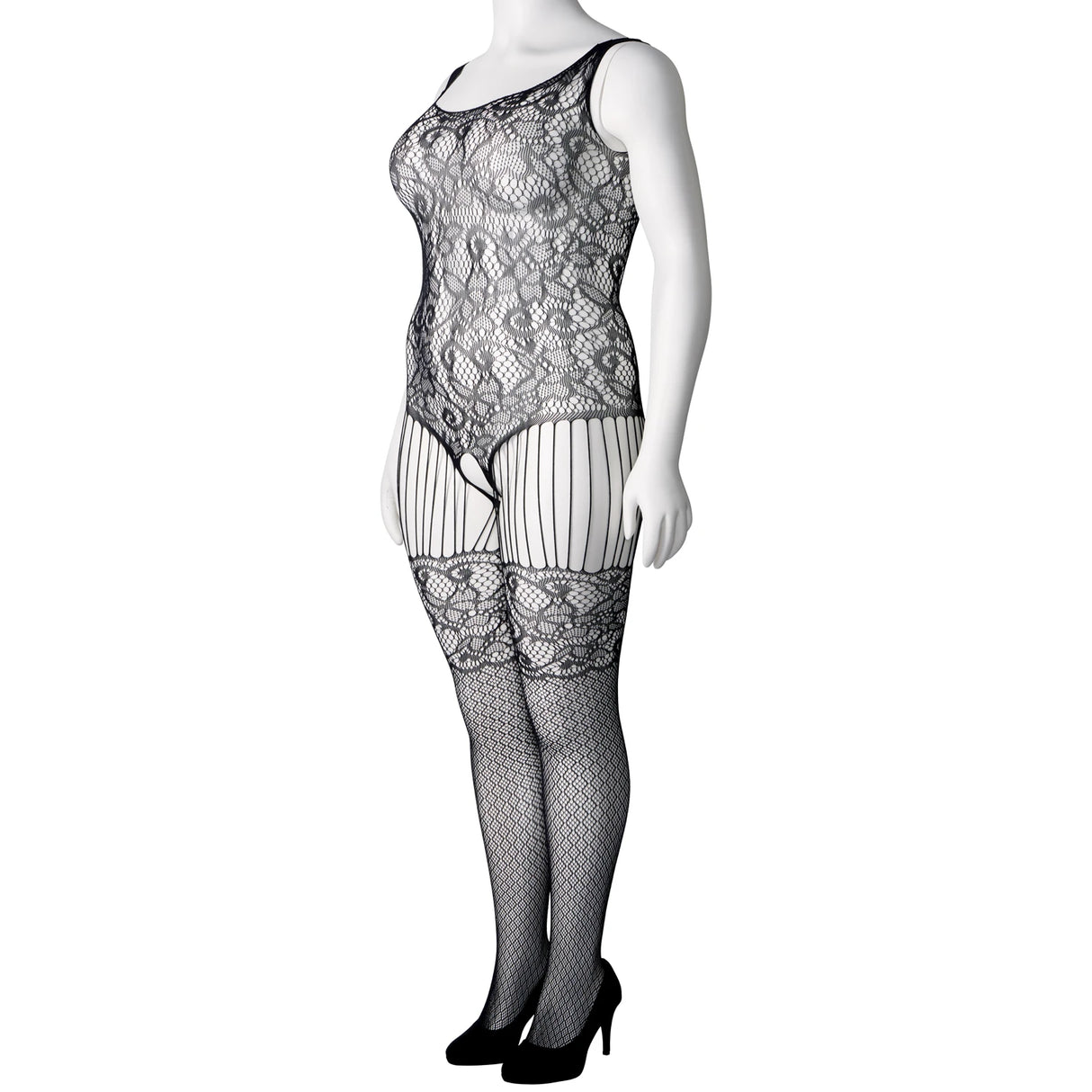 NORTIE Astrid Bunnløs Blonde Catsuit Plus Size