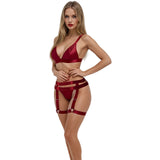 NORTIE willow bralette set with leg harness one size