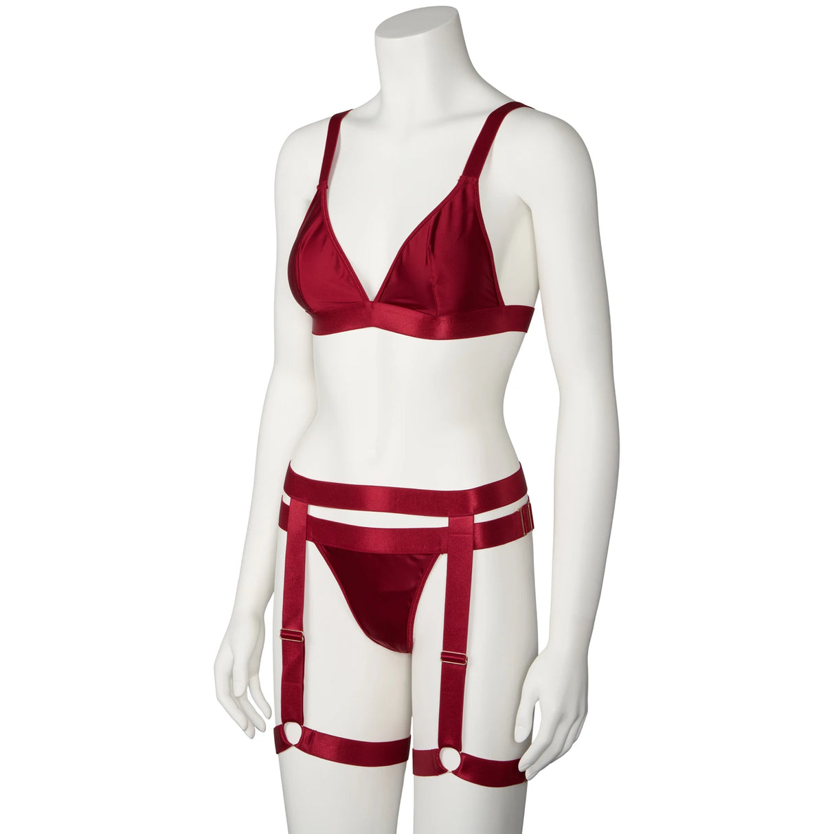 NORTIE willow bralette set with leg harness one size