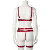 NORTIE willow bralette set with leg harness one size