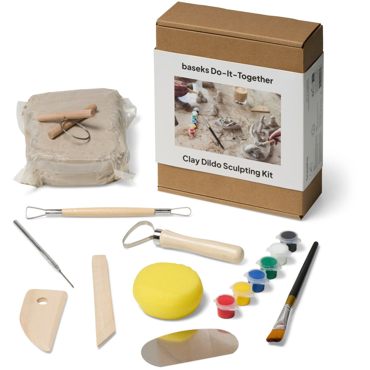 Baseks Do-It-Together Clay Dildo Sculpting Kit